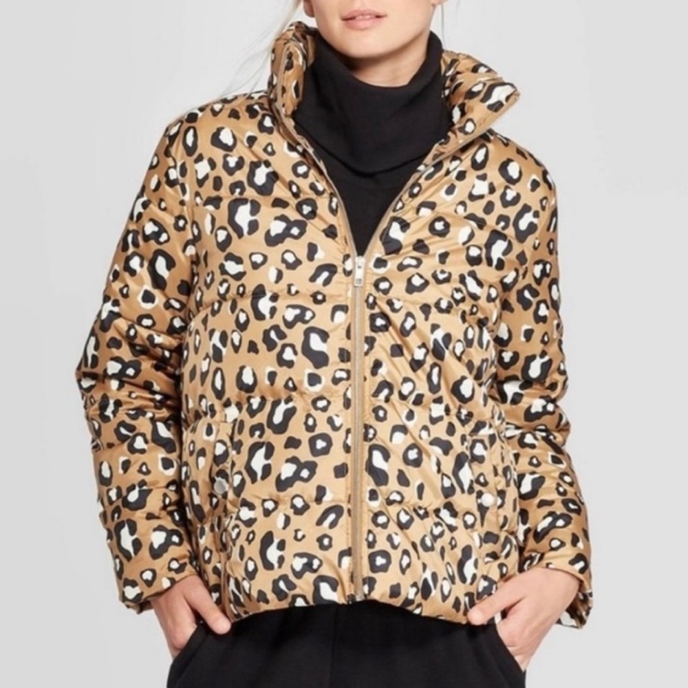 Who What Wear Cheeta Print Coat